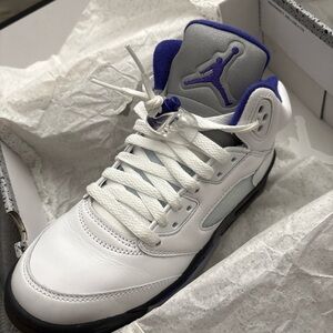 White Concord Jordan 5s